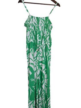 Lilly Pulitzer for Target Jumpsuit Boom Boom Palm Leaves Girls Size XL 14-16